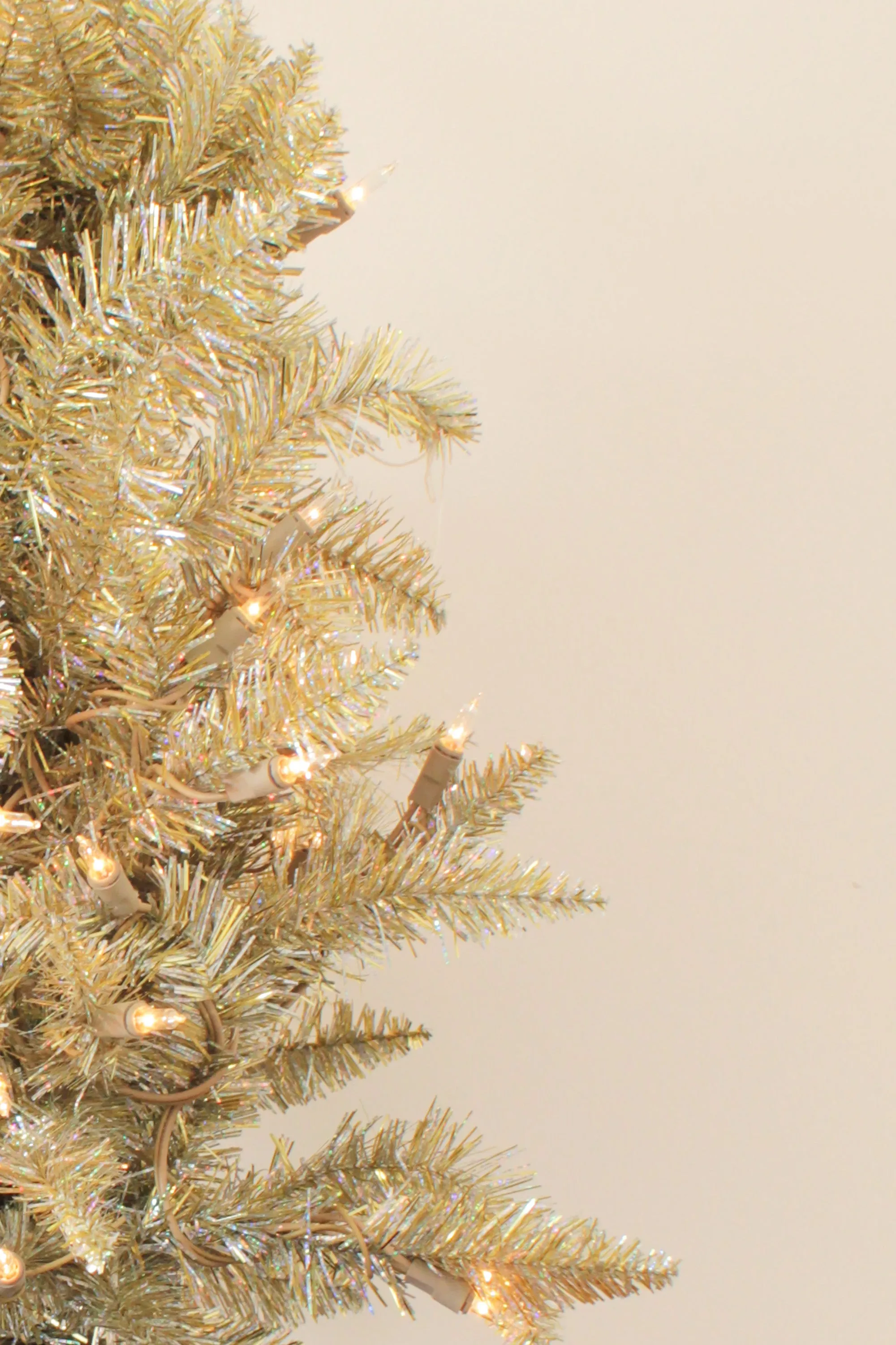 2' Prelit Tabletop Christmas Tree - Champagne
