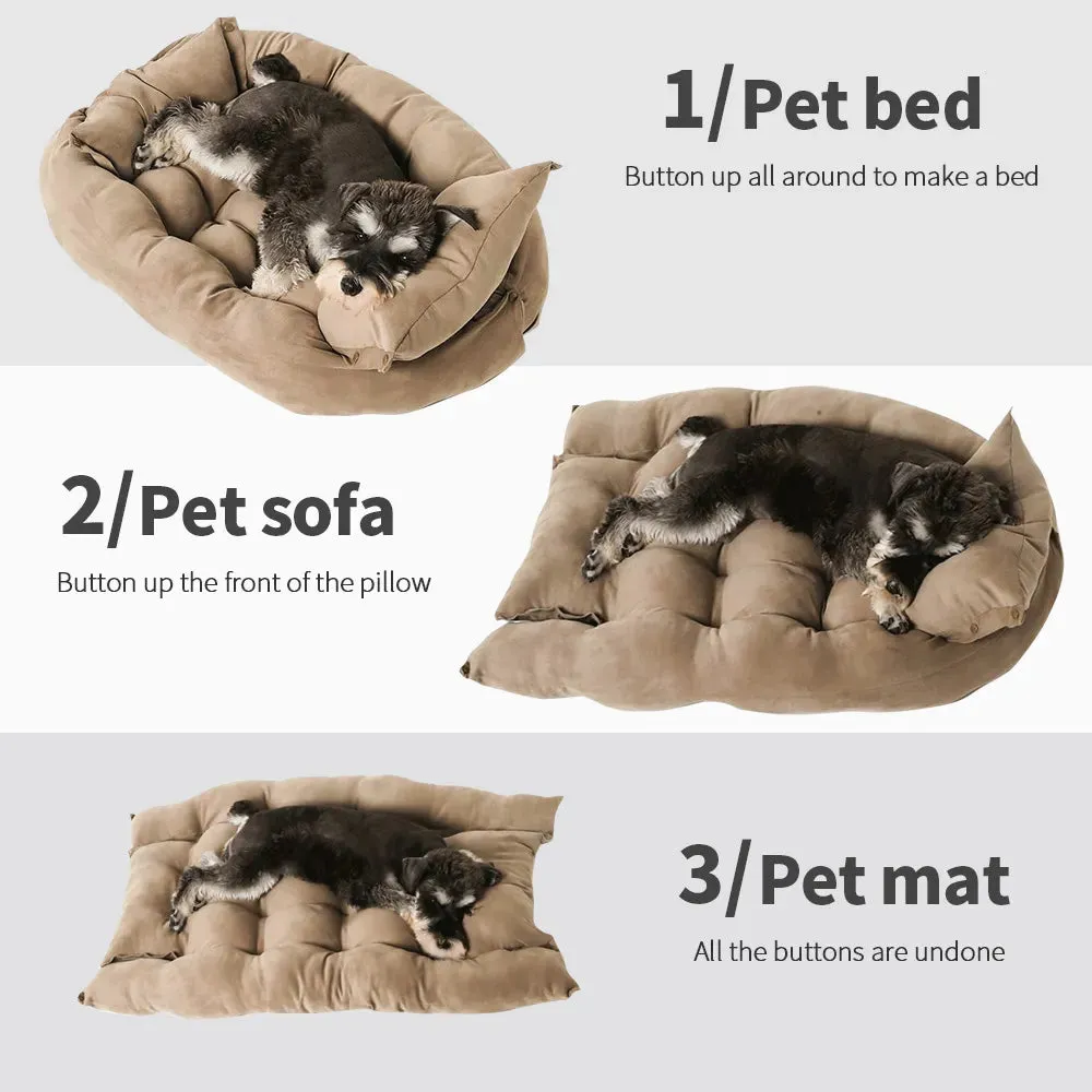 3-in-1 Cozy  Multifunction Dog Bed