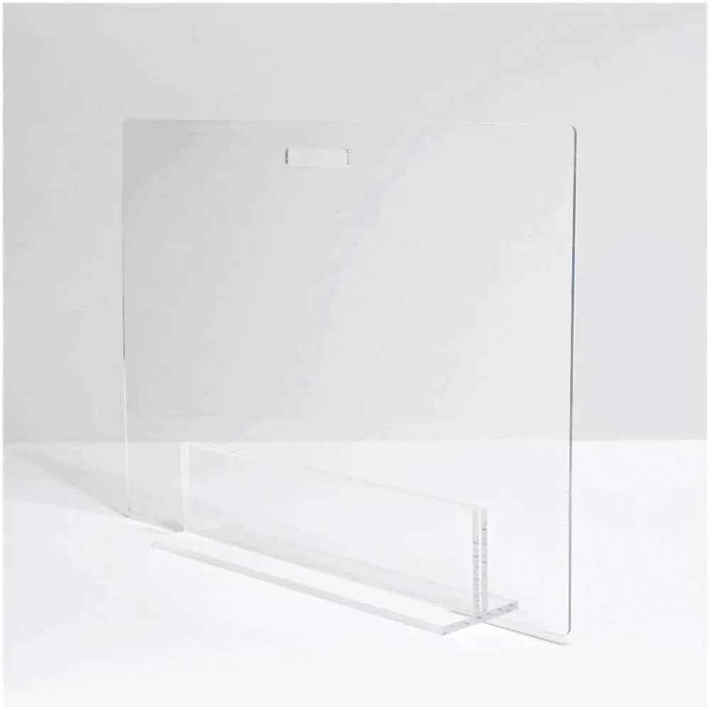 32" Clear Freestanding Pet Gate Panel