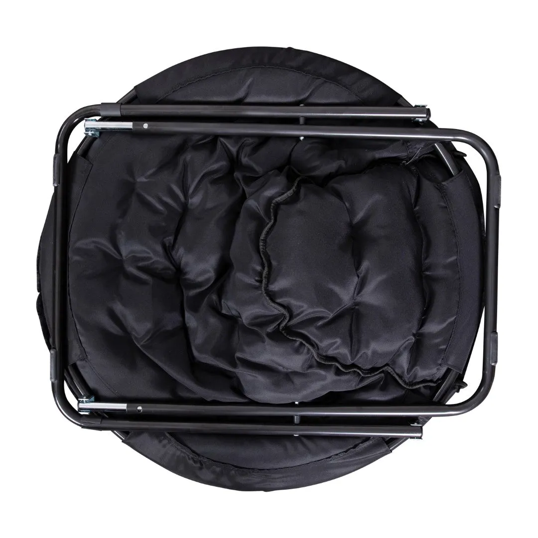 38" Oversized Faux Fur Moon Chair for Dorm & Bedroom - Portable & Comfortable
