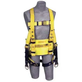 3M DBI-SALA 2X Delta II Derrick Style Harness With Back And Lifting D-Rings, Tongue Buckle Legs And Straps For Connection To 1000554 Derrick Belt