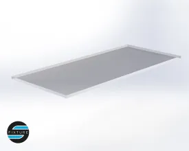 Acrylic Replacement Shelf for Ikea Cabinet - Detolf - 5"x15"x0.25"