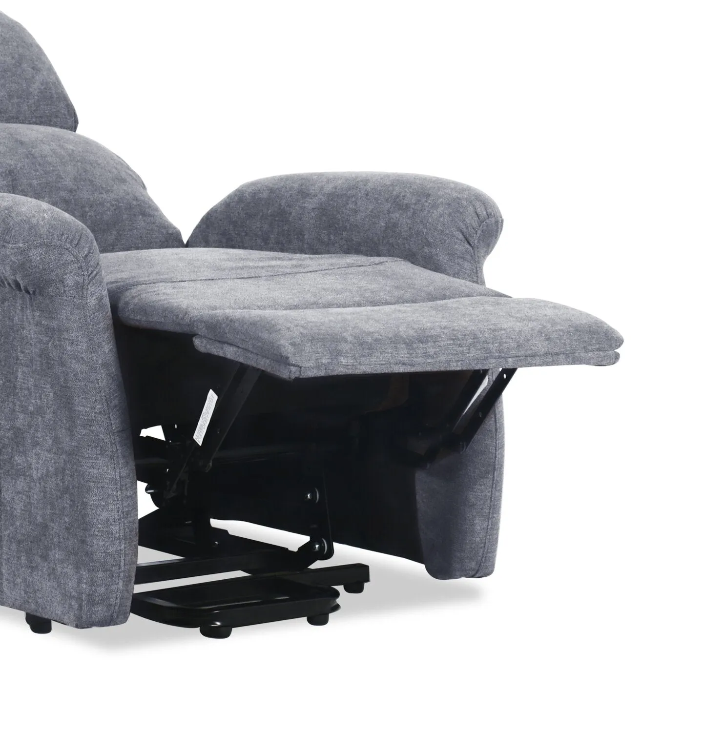 Agosto Chenille Power Lift Reclining Chair - Grey