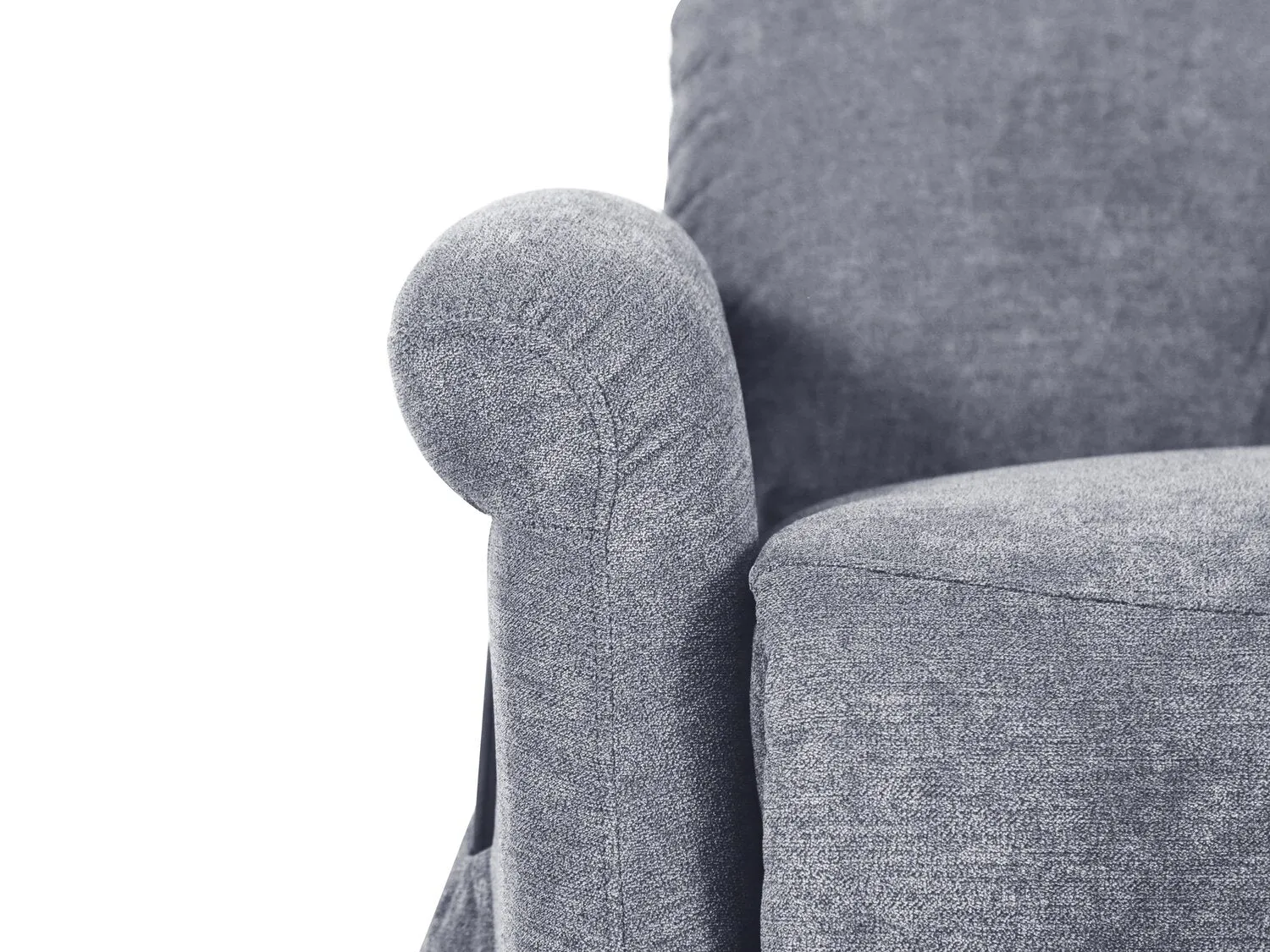 Agosto Chenille Power Lift Reclining Chair - Grey