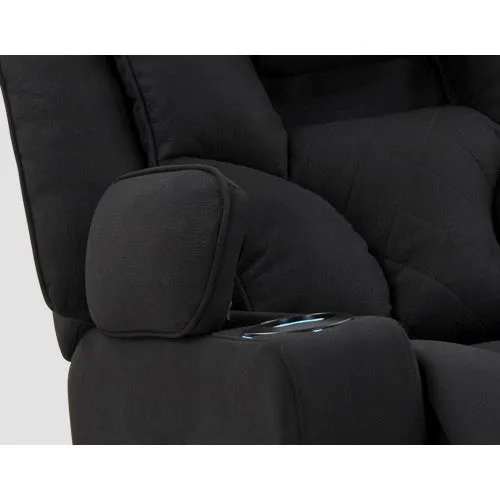 Arnold Recliner Rinho Leather 2R Black