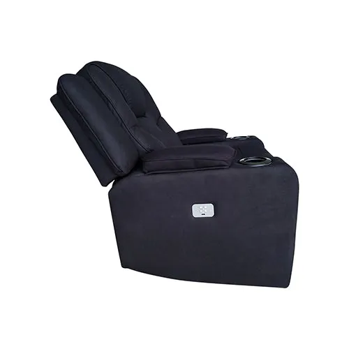 Arnold Recliner Rinho Leather 2R Black