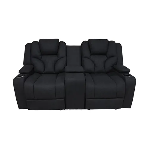 Arnold Recliner Rinho Leather 2R Black