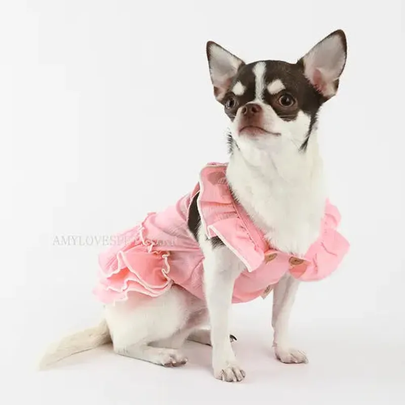 Blossom One-Piece Pink - Stylish Daily Pet Apparel