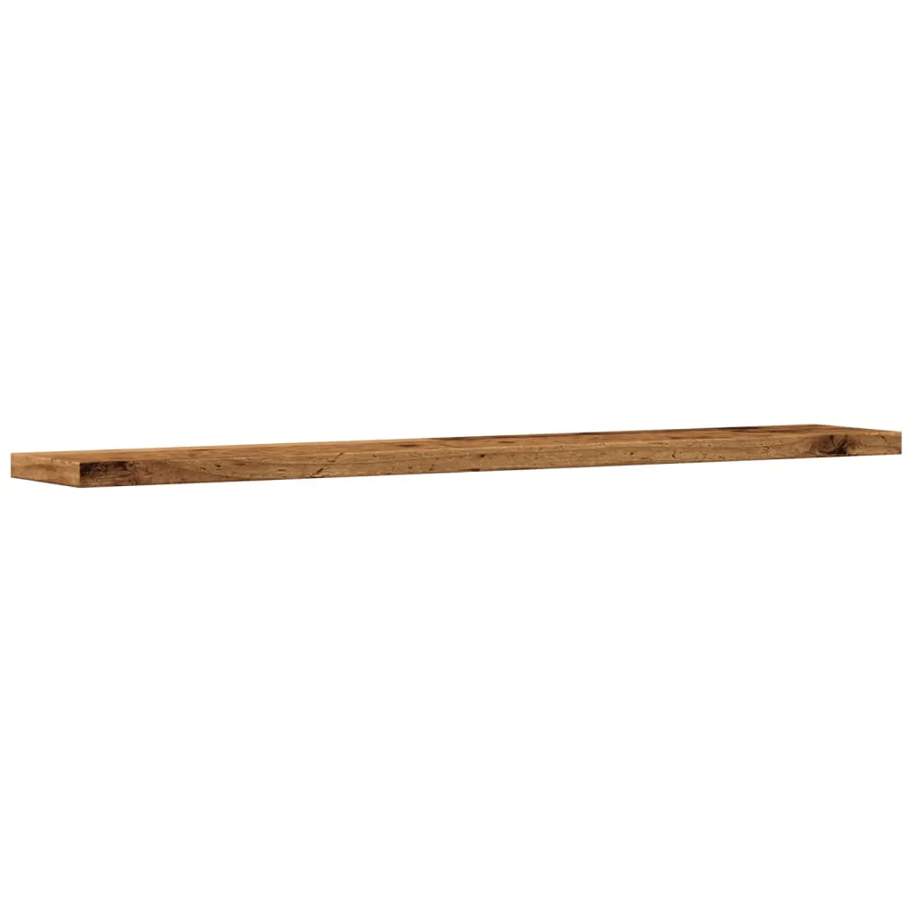 Bookshelf Boards 4 pcs Old Wood 60x10x1.5 cm Engineered Wood
