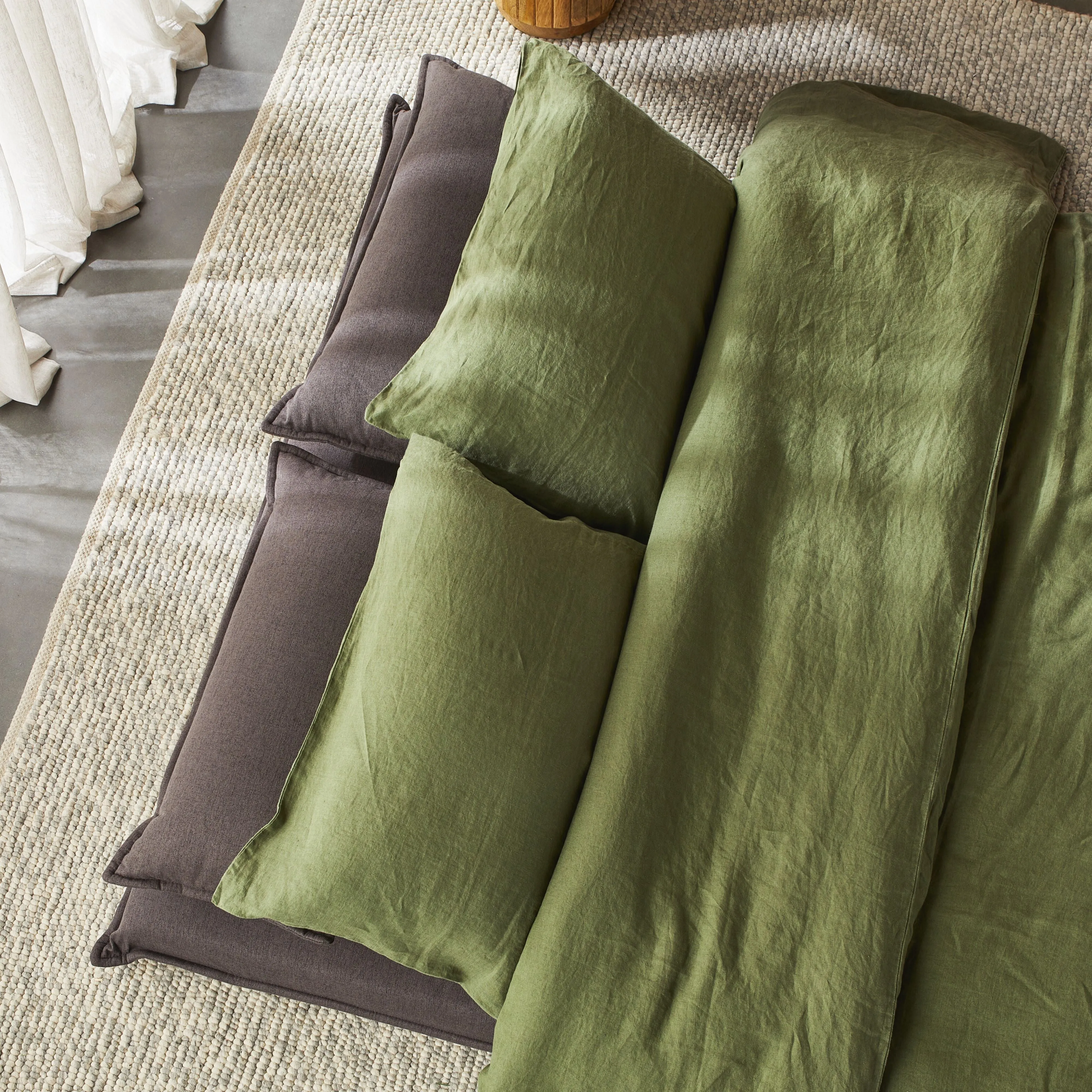 Bribie Double Sofa Bed Charcoal Grey