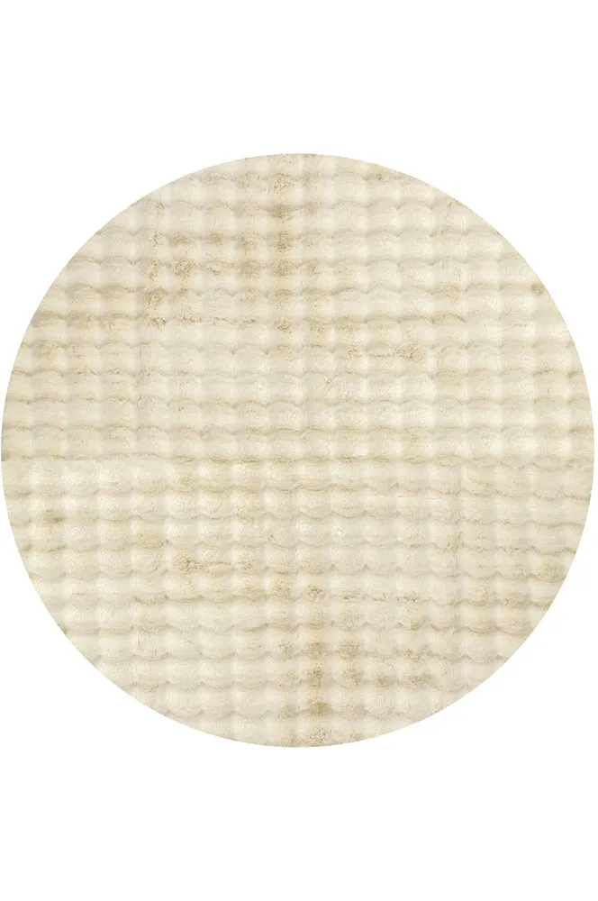Bubble Natural - Machine Washable Rug