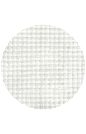 Bubble Washable Rug White 200 x 200 CM