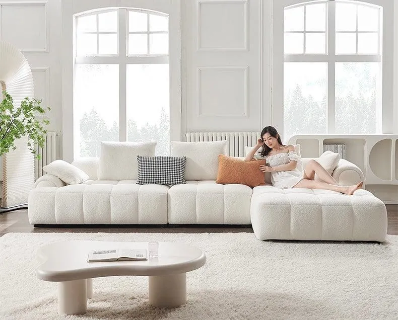 Camila Performance Boucle Sectional Sofa