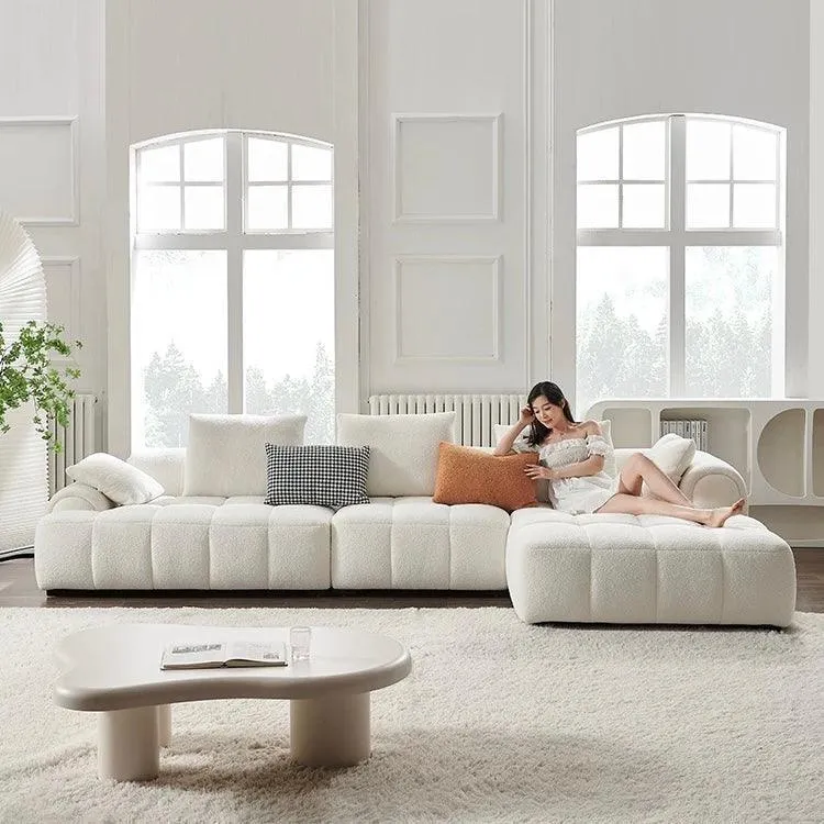 Camila Performance Boucle Sectional Sofa