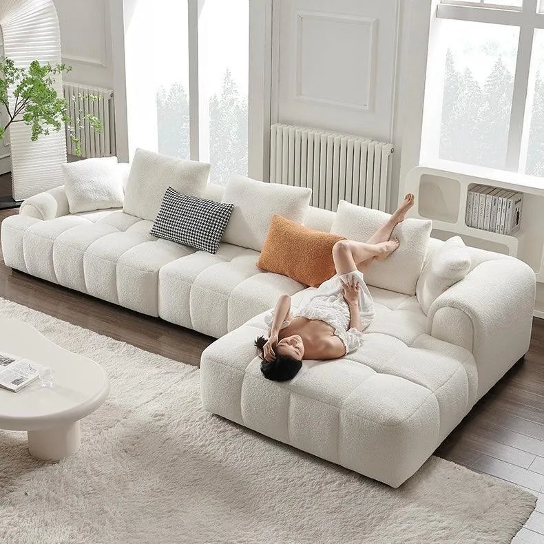 Camila Performance Boucle Sectional Sofa