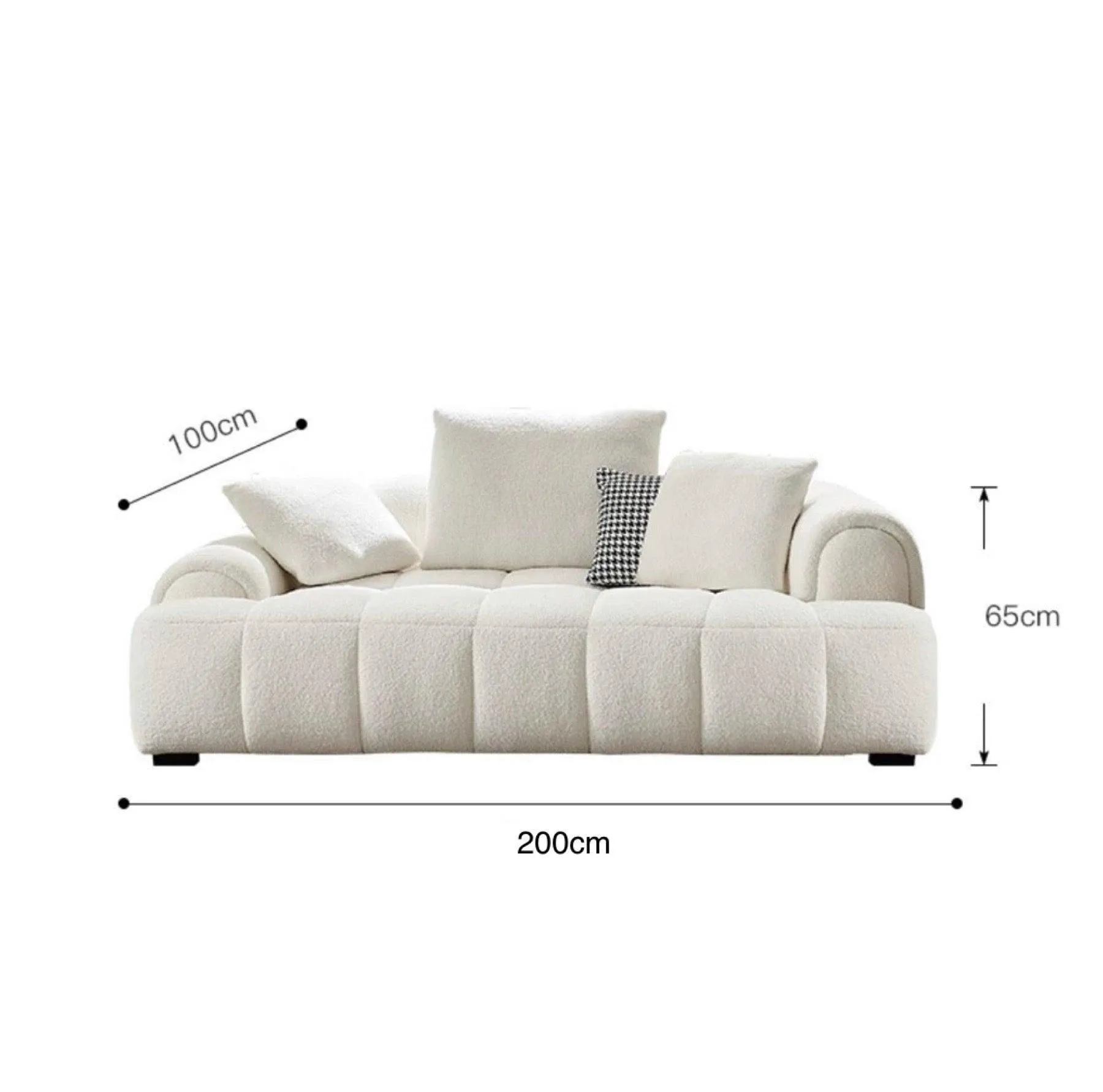Camila Performance Boucle Sectional Sofa