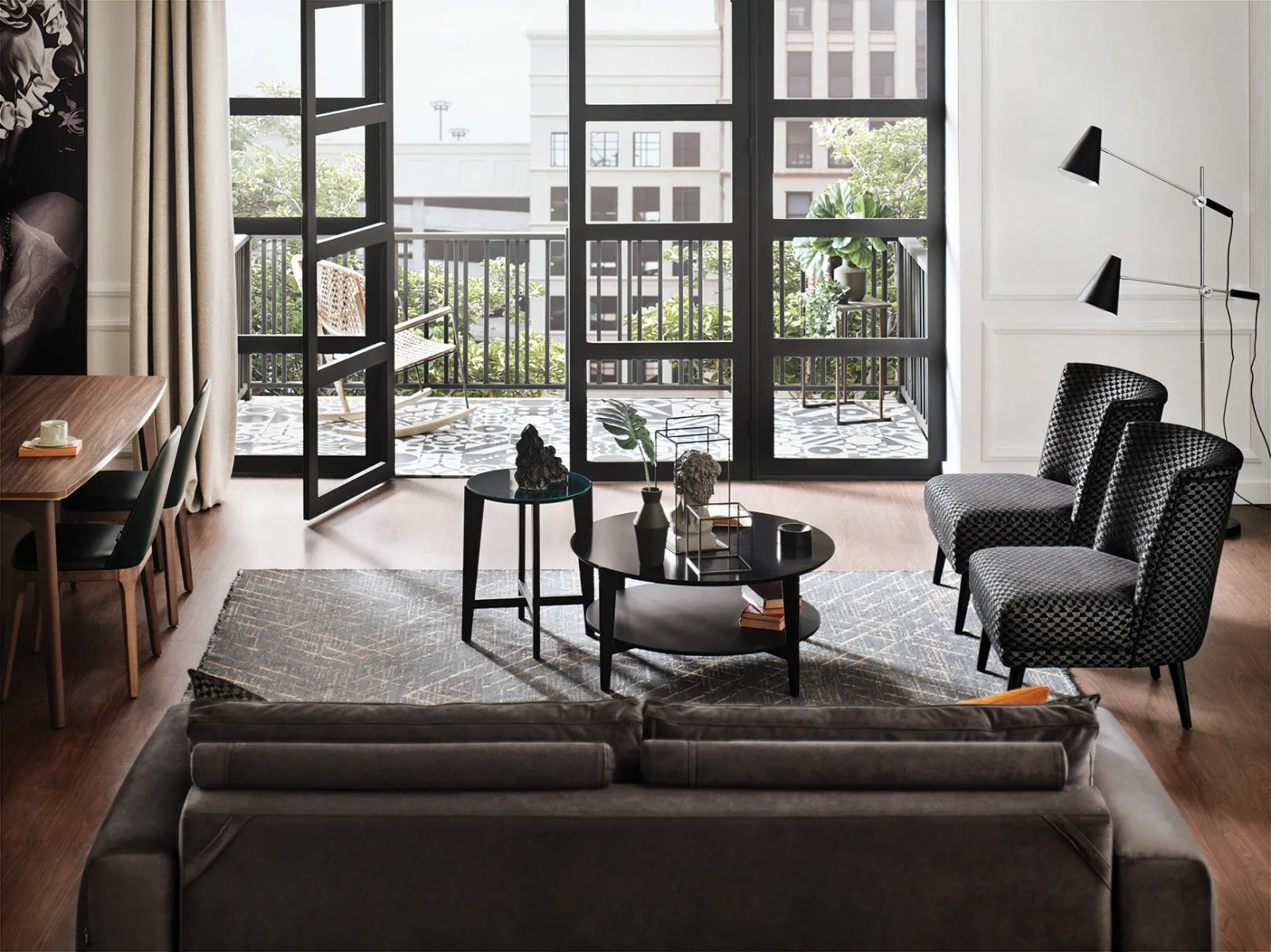 Carino Gray Flannel Queen Sleeper Sofa Sets