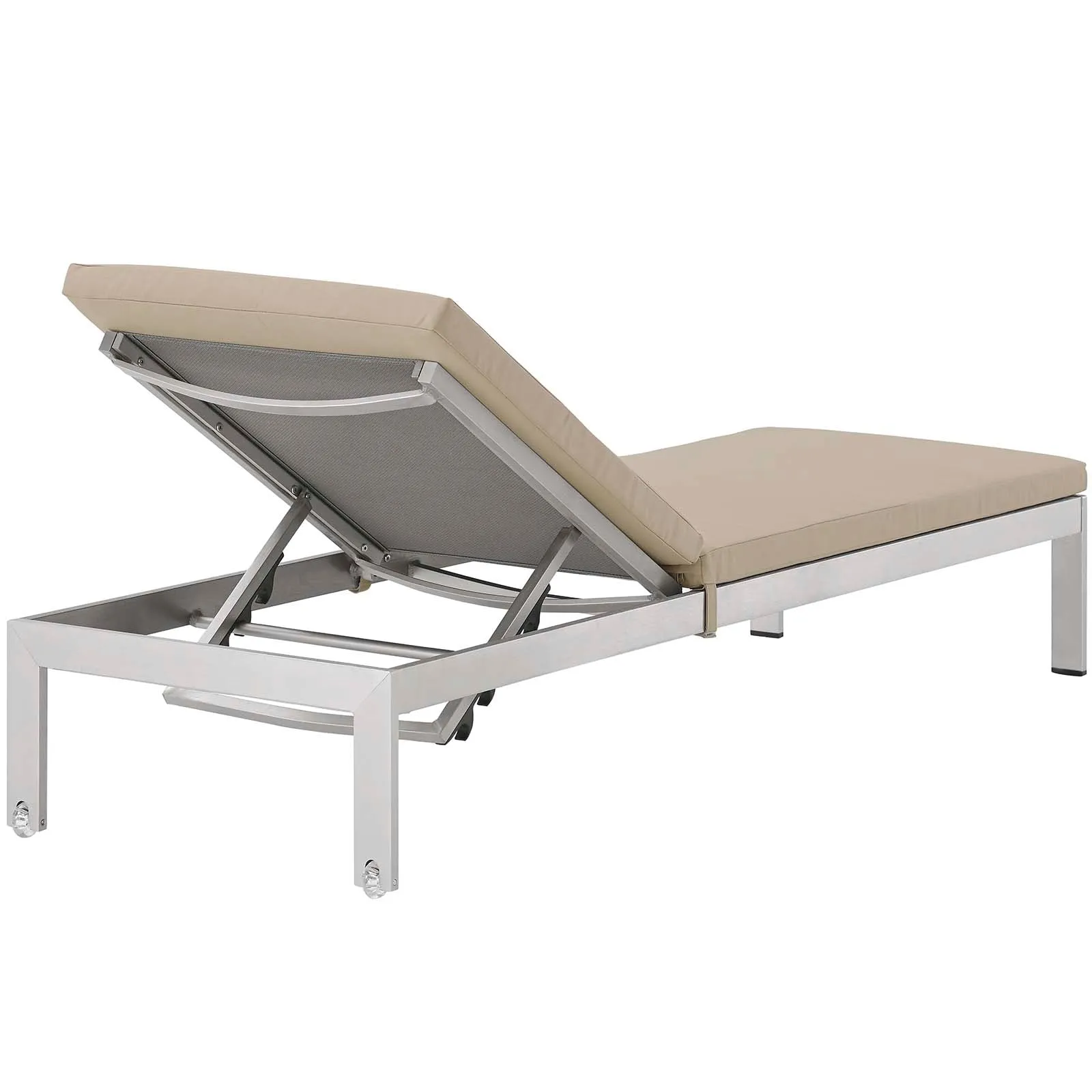 Coast Chaise with Cushions Outdoor Patio Aluminum Set of 4