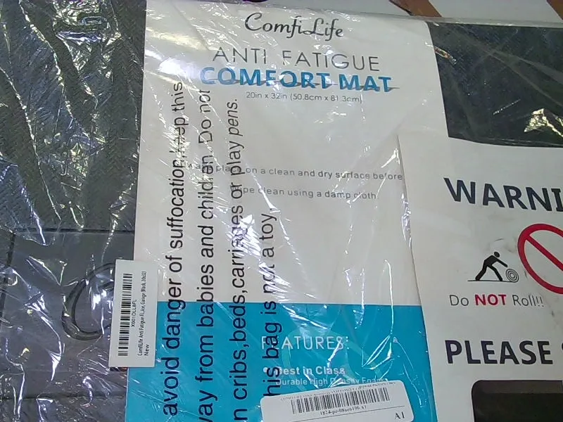 Comfi Life Anti-Fatigue Comfort Mat for Home, Black