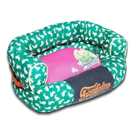 Couch dog bed with washable pillow