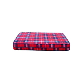 Cozy Dog Bed in Red Plaid by Coco Jojo