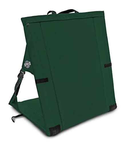 Crazy Creek Original LongBack Chair, Portable Chair for Camping, Forest Green