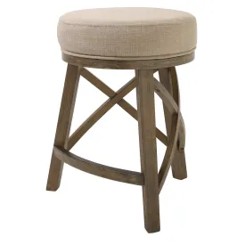 CREAM MODERN STOOL