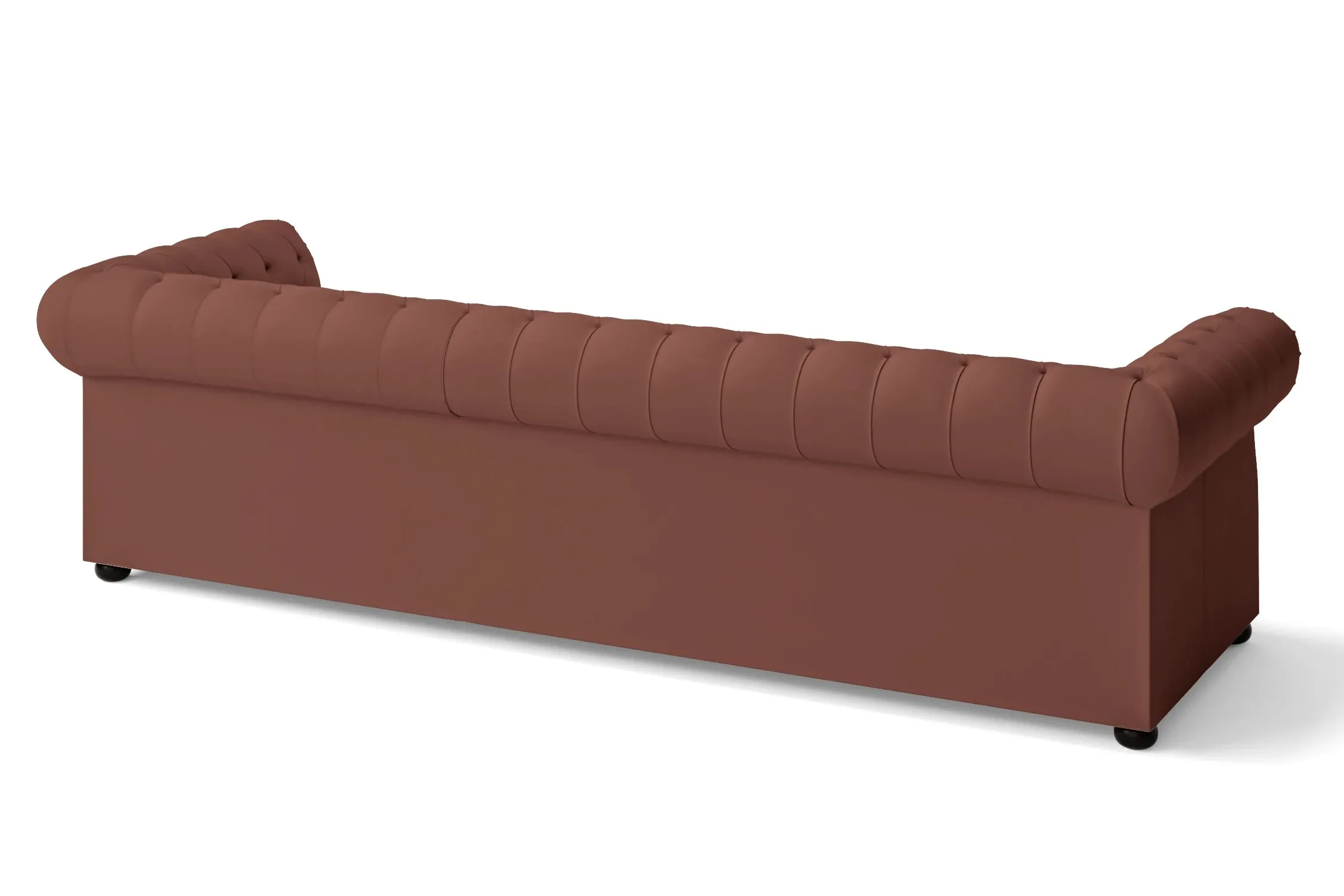 Cuneo 4 Seater Sofa Mauve Leather
