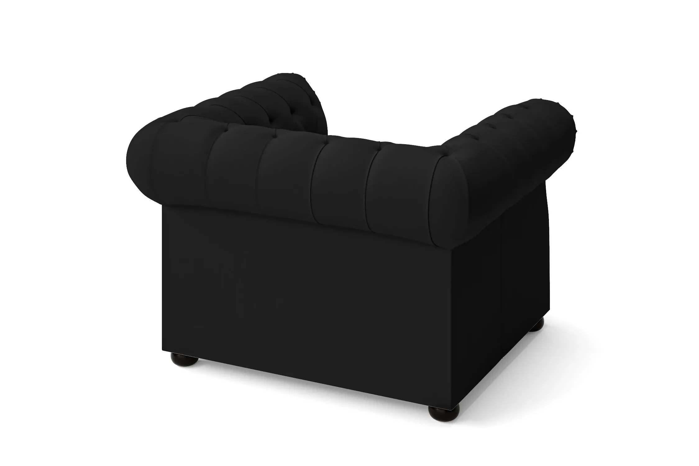 Cuneo Armchair Black Leather