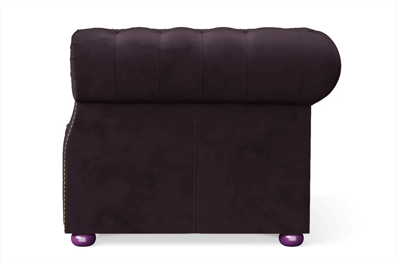 Cuneo Armchair Purple Velvet