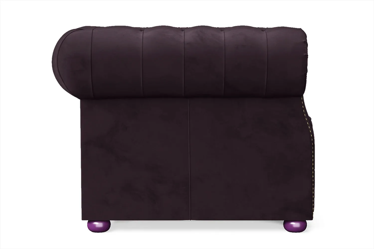 Cuneo Armchair Purple Velvet