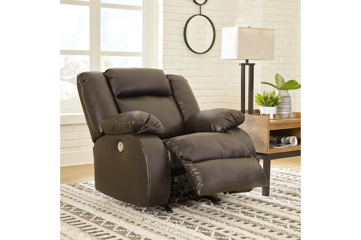Denoron Chocolate Power Recliner