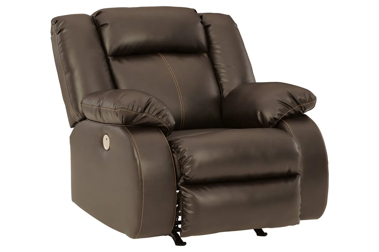 Denoron Chocolate Power Recliner