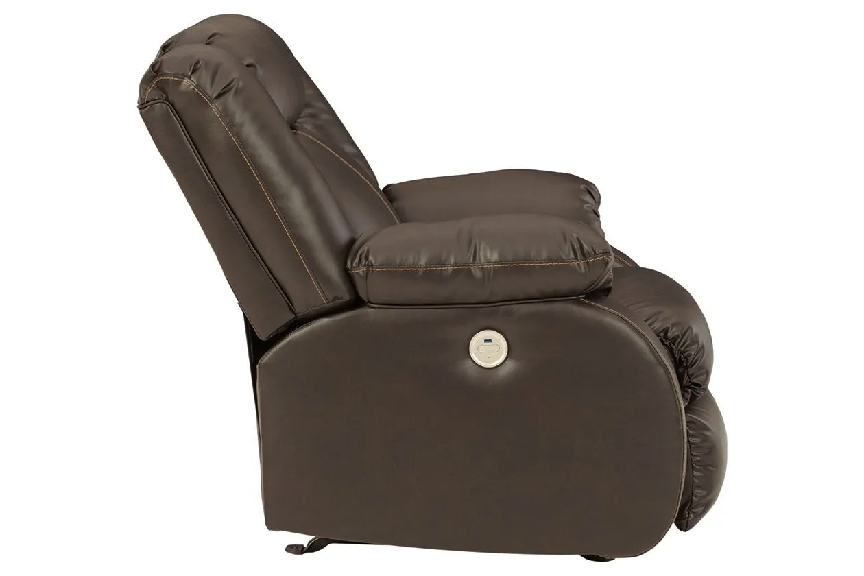 Denoron Chocolate Power Recliner