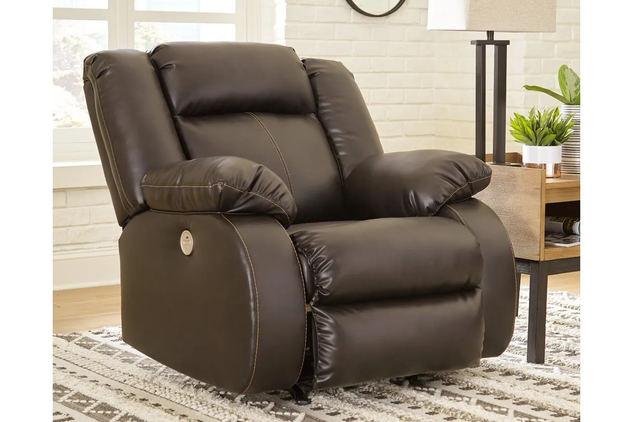 Denoron Chocolate Power Recliner