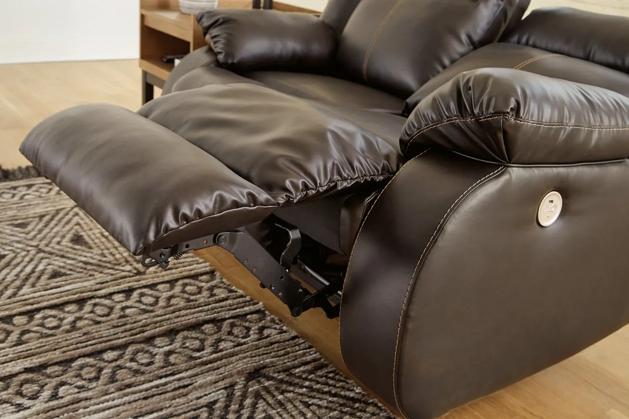 Denoron Chocolate Power Recliner