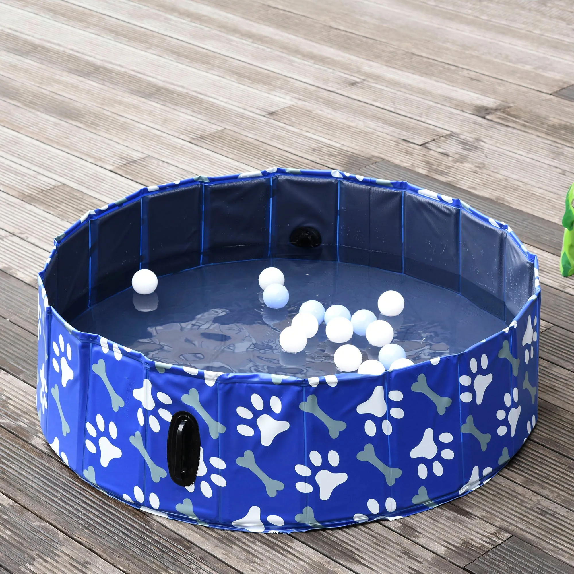 Dog Swimming Pool Foldable Pet Bathing Shower Tub Padding Pool 120cm M