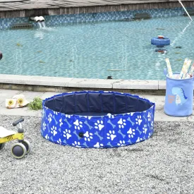 Dog Swimming Pool Foldable Pet Bathing Shower Tub Padding Pool 120cm M