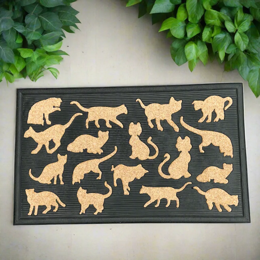 Durrus Pets Cat Rubber & Coir Heavy Duty Door Mat