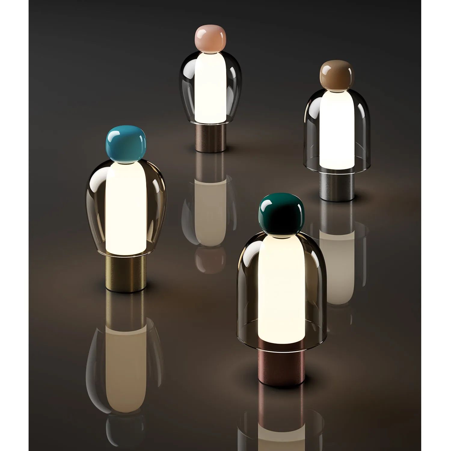 Easy Peasy Portable Lamp, Chestnut