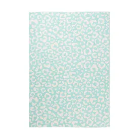 Esmeralda Leopard Print Washable Rug