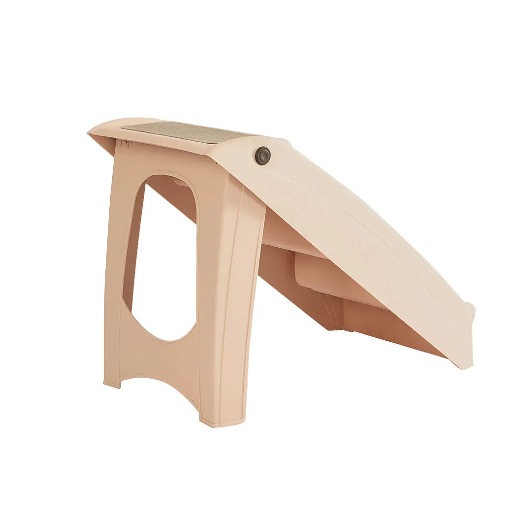 Foldable & Washable Pet Stairs Ramp - Nude