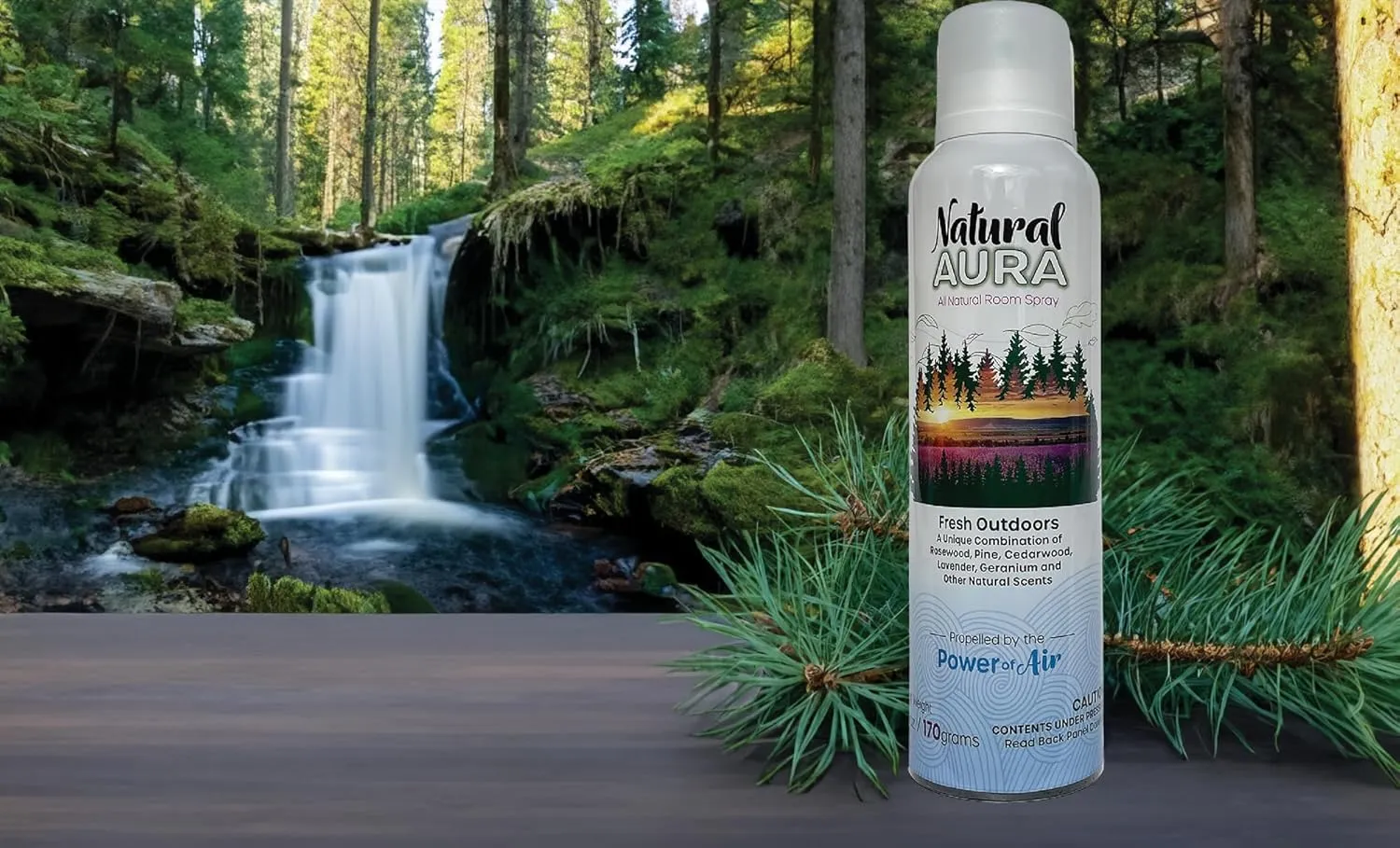 Fresh Outdoors Room Spray - Clean and Crisp Aroma - 100% Plant Based - Pet and Kids Safe - 6oz