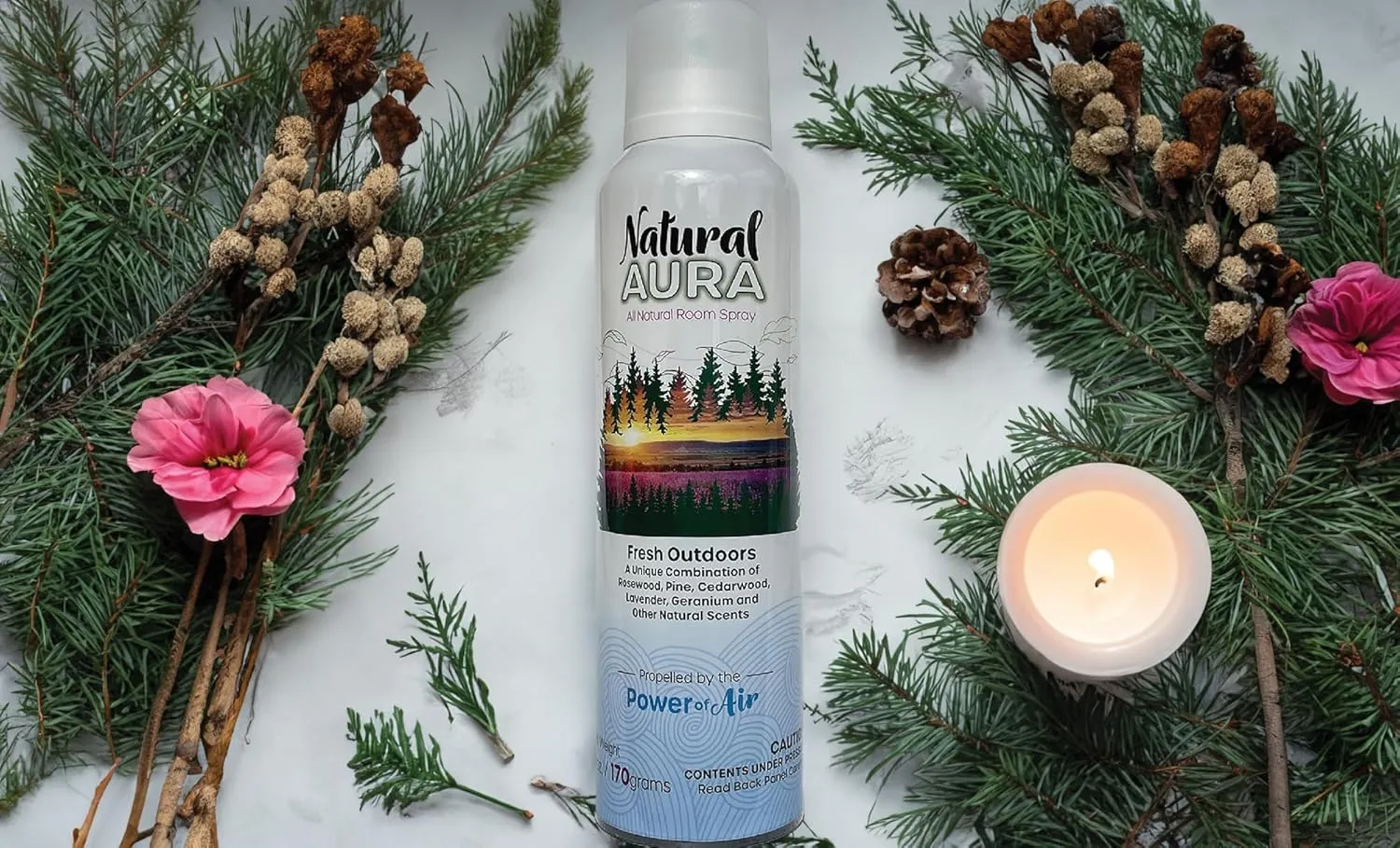 Fresh Outdoors Room Spray - Clean and Crisp Aroma - 100% Plant Based - Pet and Kids Safe - 6oz