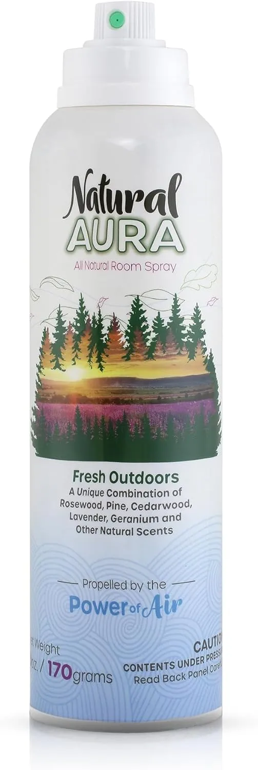 Fresh Outdoors Room Spray - Clean and Crisp Aroma - 100% Plant Based - Pet and Kids Safe - 6oz