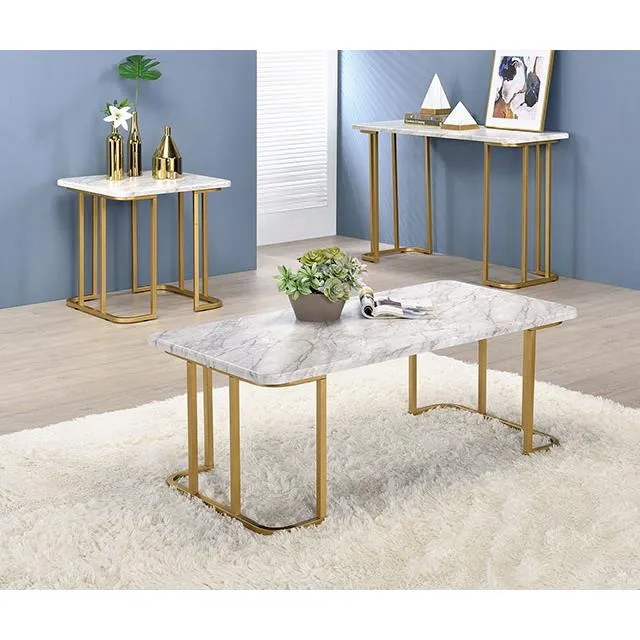 Furniture of America Calista Sofa Table CM4564WH-S