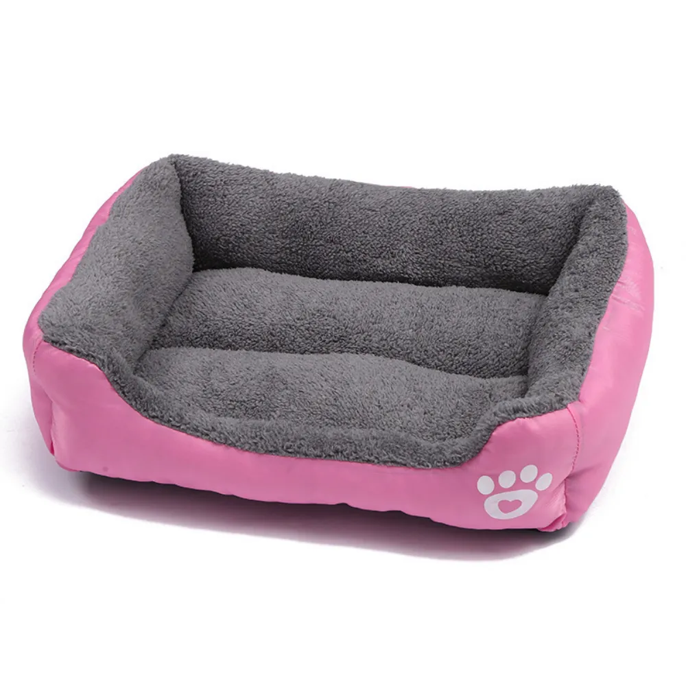 Habibi Pets Washable Plush Pet Bed
