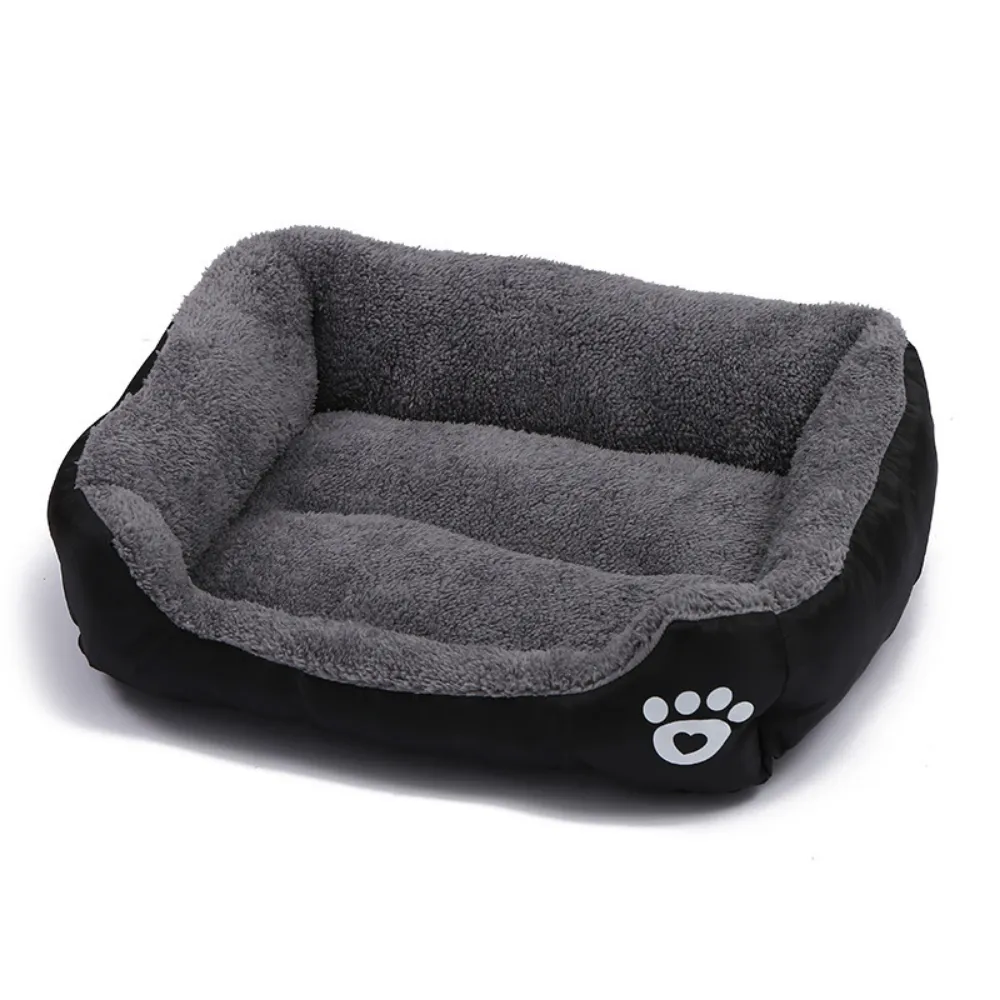 Habibi Pets Washable Plush Pet Bed