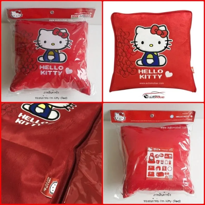 Hello Kitty Home Cushion Red