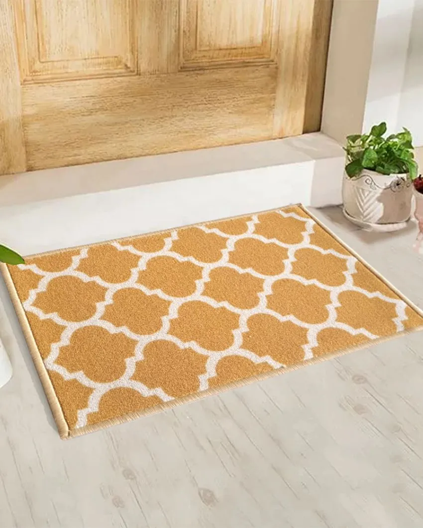 Islamic Trellis Anti-Slip Multipurpose Door Mats | Set of 2 | 24 x 16 inches